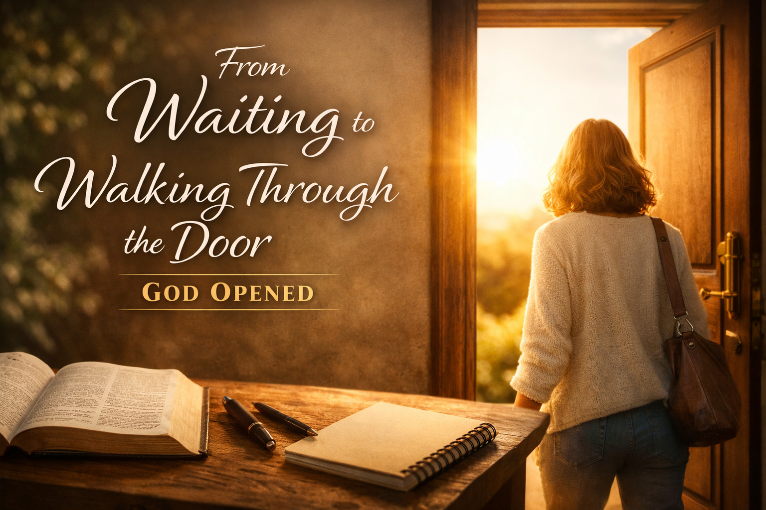 From Waiting to Walking Through the Door God Opened